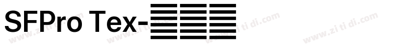 SFPro Tex字体转换